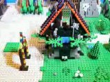LEGO Castle Stop Motion big War Building old Dragon Knights sets