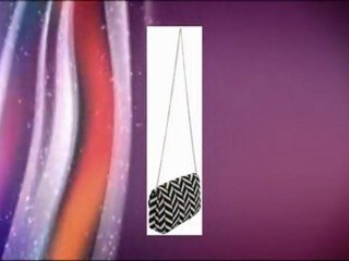 Lauren Merkin Iris Chevron Flap Clutch