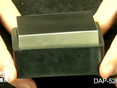 DAP-520.00 - Bench Block, Steel and Rubber, 2 Inches - Jewelry Tools Demo