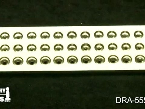 DRA-555.00 - Drawplate, 2.80 millimeters to 0.26 millimeters - Jewelry Tools Demo