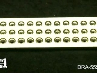 DRA-555.00 - Drawplate, 2.80 millimeters to 0.26 millimeters - Jewelry Tools Demo