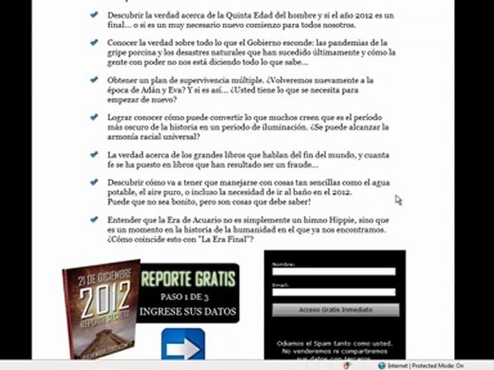 ¿Sera El Fin Del Mundo 21 de Diciembre 2012?, Fin De LA Humanidad 2012