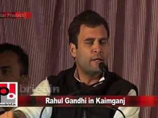 Congress Leader Rahul Gandhi in Kaimganj (U.P) Part 3