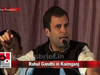 Congress Leader Rahul Gandhi in Kaimganj (U.P) Part 2