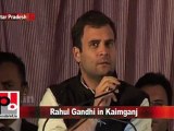 Congress Leader Rahul Gandhi in Kaimganj (U.P) Part 1