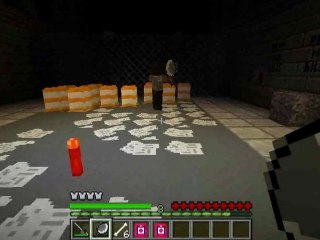 Minecraft : Kouranne test la map Mine4death