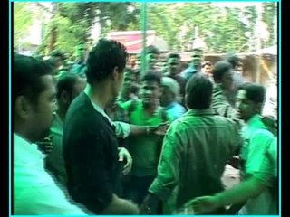 John Abraham Visits Galaxy Theatre In Bandra