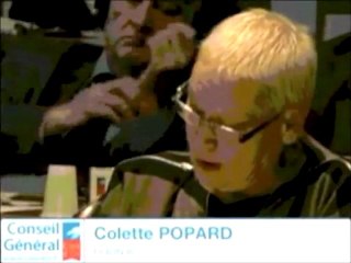 Colette POPARD. Question au sujet du financement du service social de l'Association des Paralysés de France. Séance des 15 et 16 décembre.
