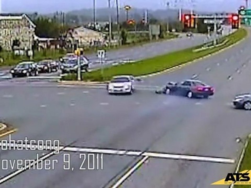 Une série de cartons pour alerter sur le respect du feux rouge