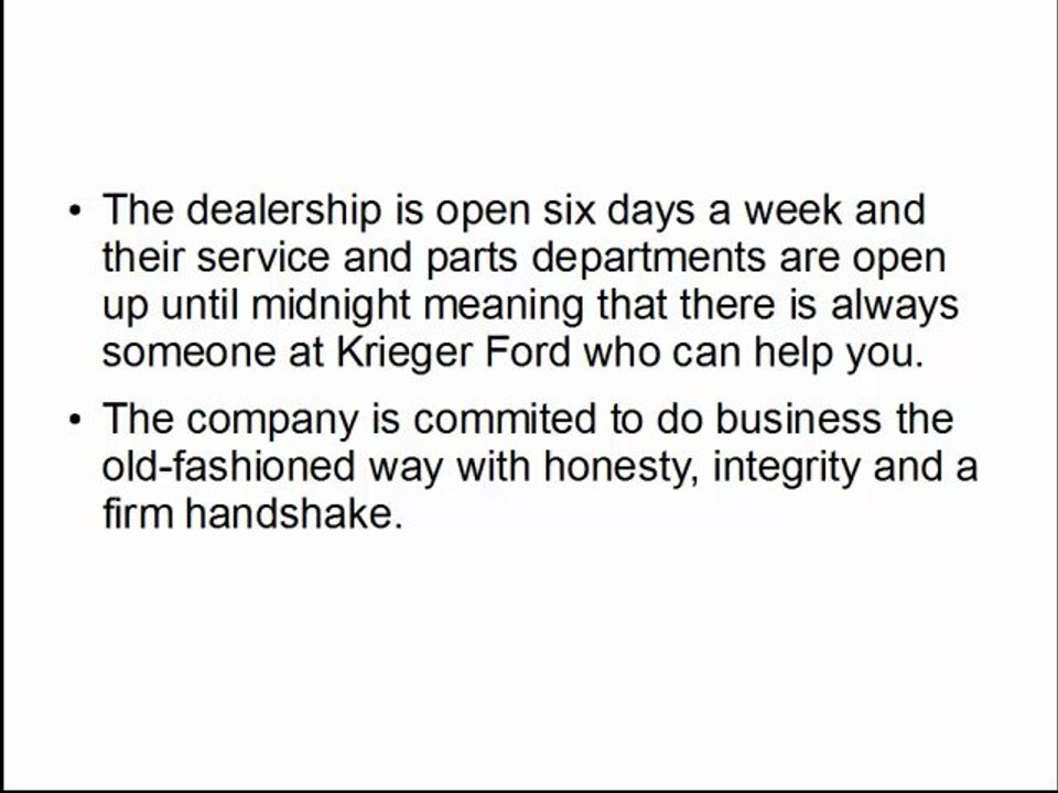 Ford Dealers Columbus Ohio - Krieger Ford