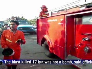 Myanmar warehouse blast kills 17