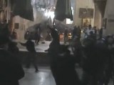 Priests fight in Bethlehem church