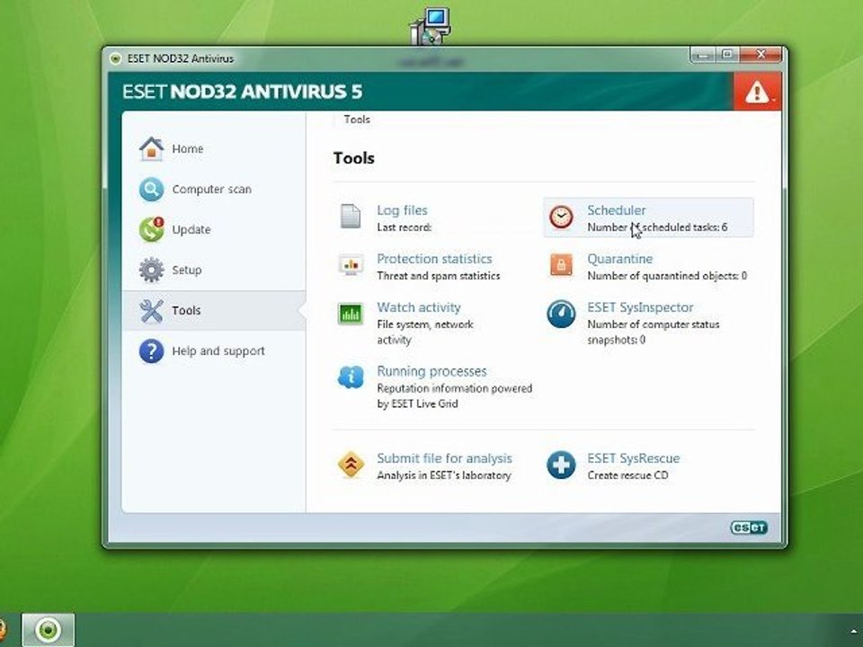 NOD32 AntiVirus - Software Video Preview