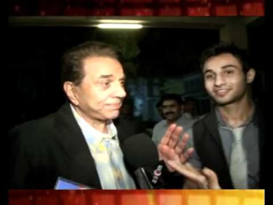 Dharmendra & Sohail Khan At Nadeem Lakdawala's Bash