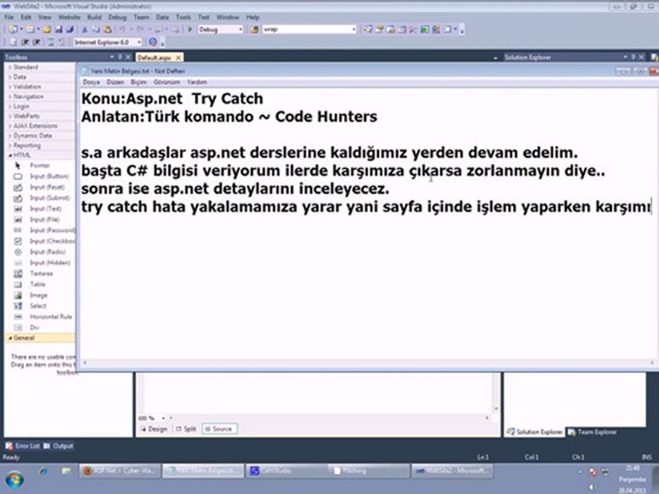 ASP.NET-TryCatch-C#