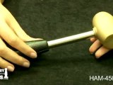 HAM-456.20 - Brass Hammer, 2 Pounds - Jewelry Tools Demo