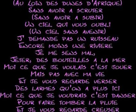 Paris Africa - Des ricochets (paroles)