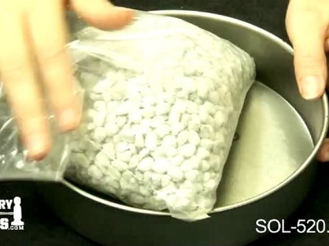 SOL-520.00 - Annealing Pan with Pumice, 7 Inches - Jewelry Tools Demo