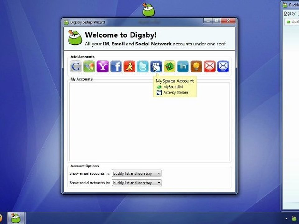 Digsby - Software Video Preview