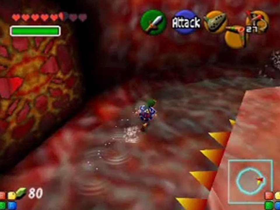 Legend of Zelda Ocarina of Time Jabu Jabu's Belly Giant Octopus