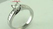 Bridge Setting Asscher Cut Diamond Engagement Ring