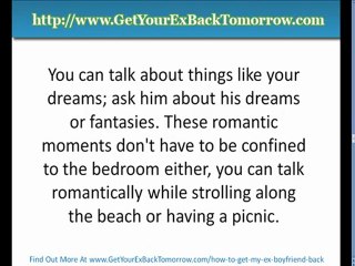 Enhance The Romance In Your Love affair Simply by Sweet Talking Your Boyfriend