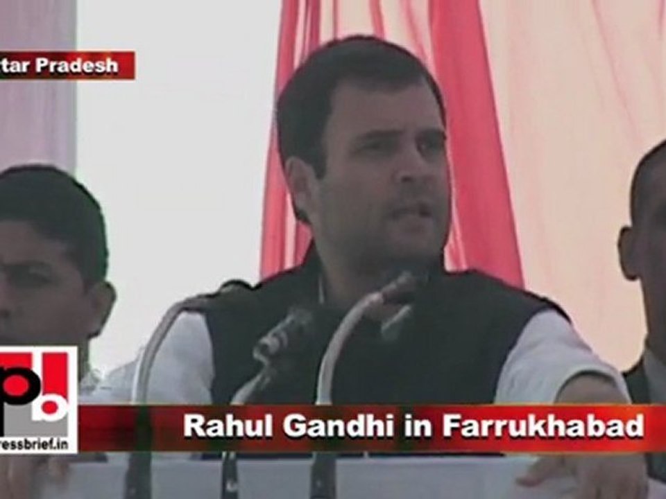 Congress Leader Rahul Gandhi in Farrukhabad (U.P) Part 5