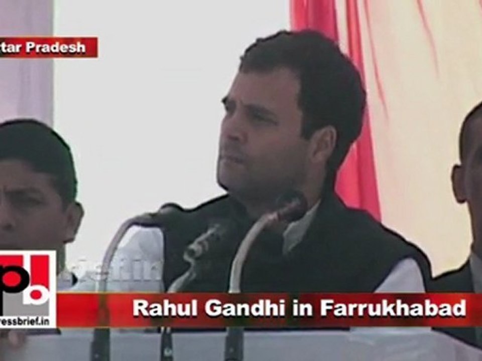 Congress Leader Rahul Gandhi in Farrukhabad (U.P) Part 4