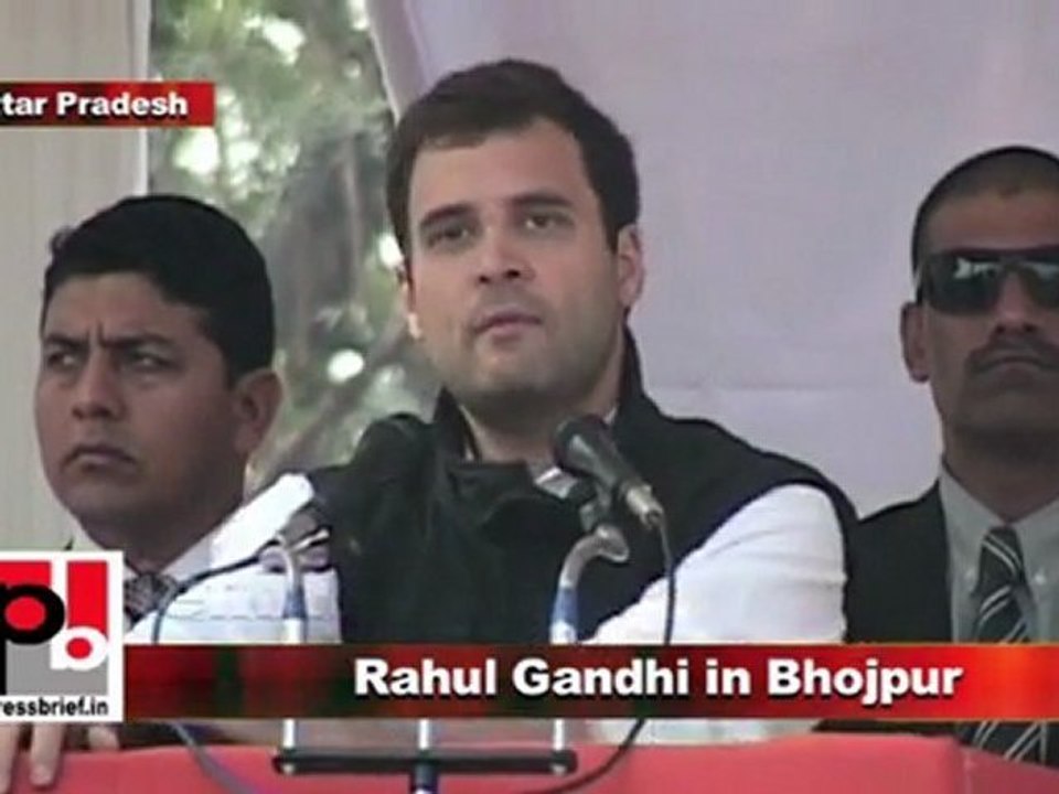 Congress Leader Rahul Gandhi in Bhojpur (U.P) Part 7