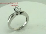 Pear Shaped Diamond Engagement Ring In Channel Set
