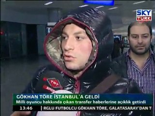 Gökhan Töre  İstanbul'a Geldi