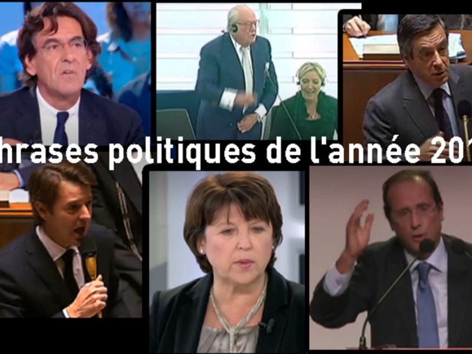 Zapping - phrases politiques de l'année 2011