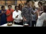 Aishwarya Rai Bachchan Celebrates Abhishek's birthday on Players Set - 2011