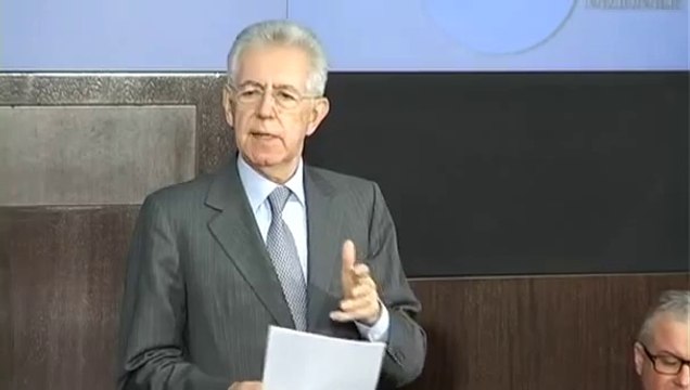Monti - Non c'è fase uno e fase due, è tutto rigore, equità e crescita