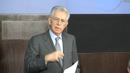 Monti - La Manovra un atto dovuto, ora atti voluti