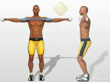 elevaciones laterales con mancuernas - ejercicios para hombros brazos