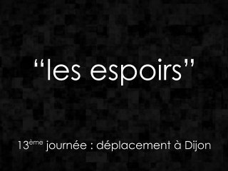 Les Espoirs à Dijon