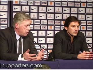 Ancelotti/PSG : La conférence de presse avec Leonardo