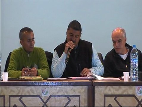 الاجتماع الاخباري الذي نظمته جمعية تجار سوق مليلية مع التجار بغرفة التجارة والصناعة والخدمات بوجدة لاطلاعهم على آخر المستجدات