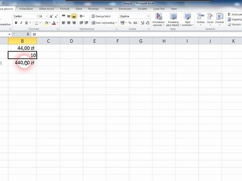 Przeliczanie formuł excel 2010