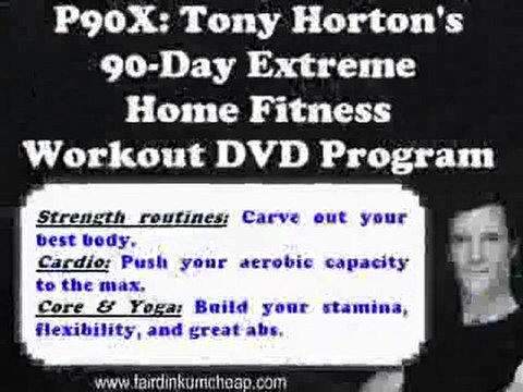 Tony Horton's P90X 90 Day Yoga 12 DVD Exercise Program.