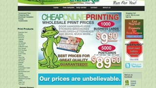 Mini Menu Printing - Cheap Online Printing at its Best!