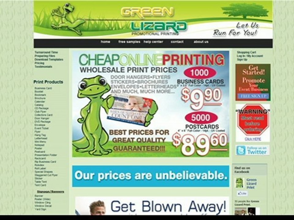 Mini Menu Printing - Cheap Online Printing at its Best!