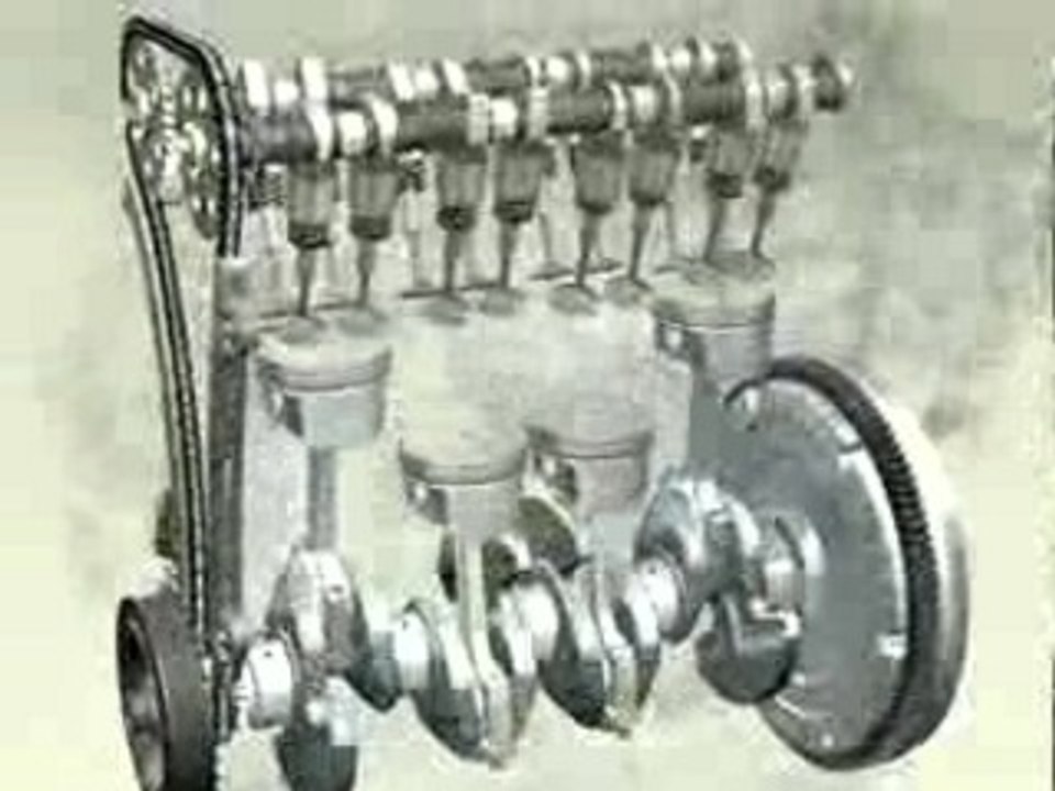 Moteur à explosion 4 temps