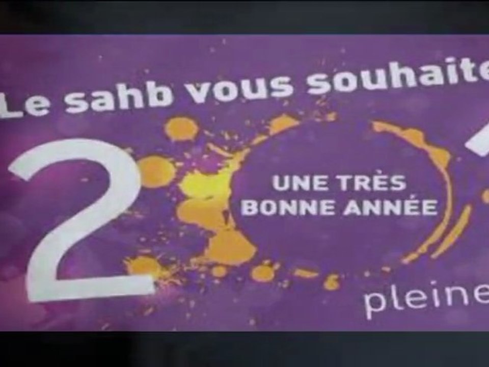 Le SAHB vous souhaite une Bonne Annee 2012