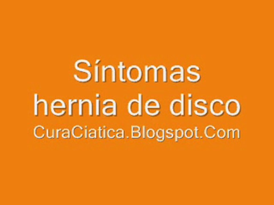 Síntomas hernia de disco - Dolor en un lado del cuerpo muy fuerte