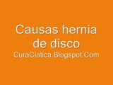 Causas hernia de disco o hernia discal - Presión sobre nervios cervicales y otros