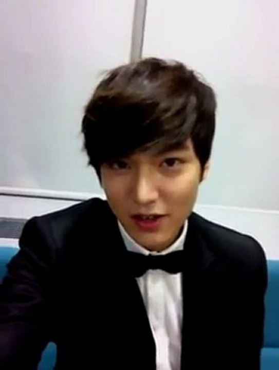 [2011 SBS 연기대상] 이민호 셀프카메라