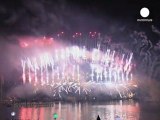 Sydney celebra con fuegos artificiales el Año Nuevo