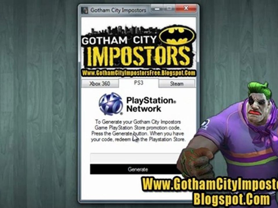 How to Download Gotham City Impostors Game Crack For Free - Tutorial